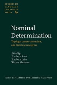 Enlarge image Cover: Nominal Determination - John Benjamins Publishing Co