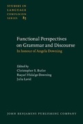 Cover: Functional Perspectives on Grammar and Discourse - John Benjamins Publishing Co