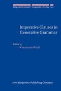 Cover: Imperative Clauses in Generative Grammar - John Benjamins Publishing Co