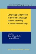 Cover: Language Experience in Second Language Speech Learning - John Benjamins Publishing Co