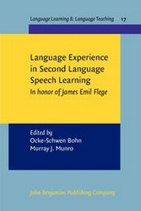Enlarge image Cover: Language Experience in Second Language Speech Learning - John Benjamins Publishing Co