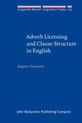 Cover: Adverb Licensing and Clause Structure in English - John Benjamins Publishing Co