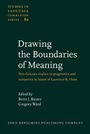 Cover: Drawing the Boundaries of Meaning - John Benjamins Publishing Co