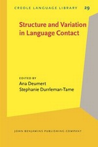Enlarge image Cover: Structure and Variation in Language Contact - John Benjamins Publishing Co