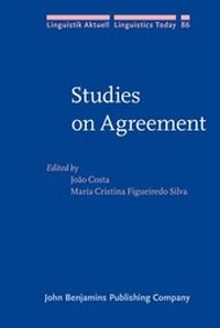 Enlarge image Cover: Studies on Agreement - John Benjamins Publishing Co