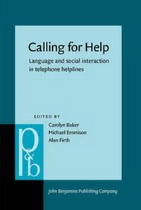 Enlarge image Cover: Calling for Help - John Benjamins Publishing Co