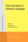 Cover: Tense and Aspect in Romance Languages - John Benjamins Publishing Co