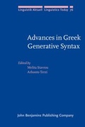 Cover: Advances in Greek Generative Syntax - John Benjamins Publishing Co