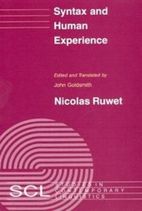 Enlarge image Cover: Syntax and Human Experience - University of Chicago Press