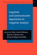 Cover: Cognitive and Communicative Approaches to Linguistic Analysis - John Benjamins Publishing Co