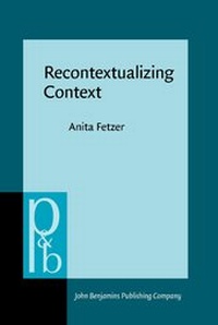 Enlarge image Cover: Recontextualizing Context - John Benjamins Publishing Co