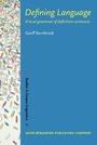 Cover: Defining Language - John Benjamins Publishing Co