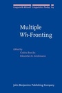 Cover: Multiple Wh-Fronting - John Benjamins Publishing Co