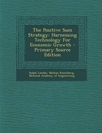 Enlarge image Cover: The Positive Sum Strategy - Nabu Press