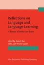 Cover: Reflections on Language and Language Learning - John Benjamins Publishing Co