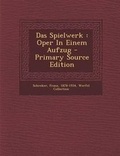 Cover: Das Spielwerk - Nabu Press