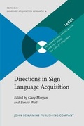 Cover: Directions in Sign Language Acquisition - John Benjamins Publishing Co