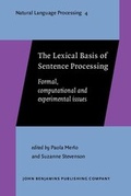 Cover: The Lexical Basis of Sentence Processing - John Benjamins Publishing Co