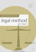 Cover: Legal Method - Palgrave Macmillan