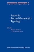 Cover: Issues in Formal German(ic) Typology - John Benjamins Publishing Co