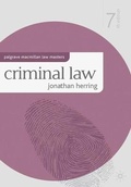 Cover: Criminal Law - Palgrave Macmillan