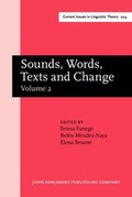 Cover: Sounds, Words, Texts and Change - John Benjamins Publishing Co