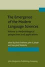 Cover: The Emergence of the Modern Language Sciences - John Benjamins Publishing Co