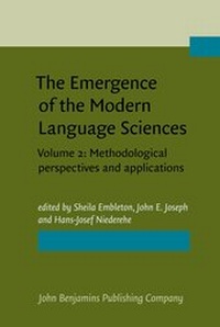 Enlarge image Cover: The Emergence of the Modern Language Sciences - John Benjamins Publishing Co