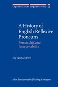 Cover: A History of English Reflexive Pronouns - John Benjamins Publishing Co