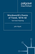 Cover: Wordsworth's Poems of Travel 1819-1842 - Palgrave Macmillan