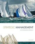Cover: Strategic Management: Theory & Cases - CENGAGE Learning Custom Publishing