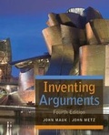 Cover: Inventing Arguments - CENGAGE Learning Custom Publishing