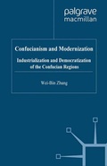 Cover: Confucianism and Modernisation - Palgrave Macmillan