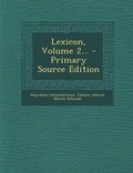 Cover: Lexicon, Volume 2... - Nabu Press