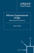 Cover: Efficient Organizational Design - Palgrave Macmillan