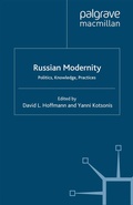 Cover: Russian Modernity - Palgrave Macmillan