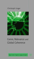 Cover: Genre, Relevance and Global Coherence - Palgrave Macmillan