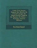 Cover: Code Civil Suisse - Nabu Press