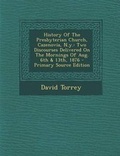 Cover: History of the Presbyterian Church, Cazenovia, N.Y. - Nabu Press