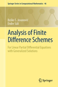 Enlarge image Cover: Analysis of Finite Difference Schemes - Springer