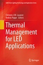 Cover: Thermal Management for LED Applications - Springer