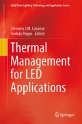Cover: Thermal Management for LED Applications - Springer