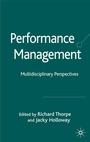 Cover: Performance Management - Palgrave Macmillan