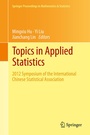 Cover: Topics in Applied Statistics - Springer