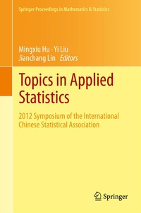 Enlarge image Cover: Topics in Applied Statistics - Springer