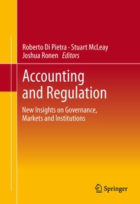 Enlarge image Cover: Accounting and Regulation - Springer