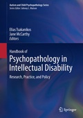 Cover: Handbook of Psychopathology in Intellectual Disability - Springer