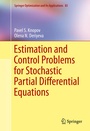 Cover: Estimation and Control Problems for Stochastic Partial Differential Equations - Springer