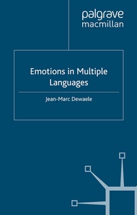 Abbildung von: Emotions in Multiple Languages - Palgrave Macmillan