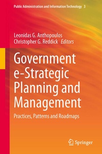 Enlarge image Cover: Government e-Strategic Planning and Management - Springer